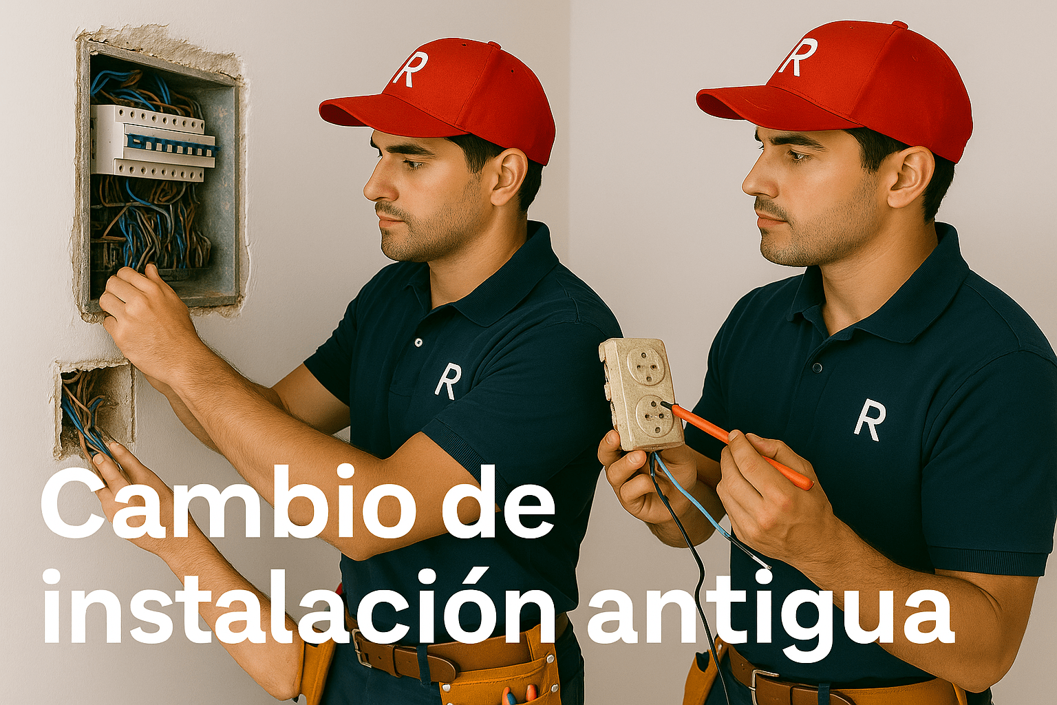 Cambio de instalaciones de electricidad antiguas en Tenerife